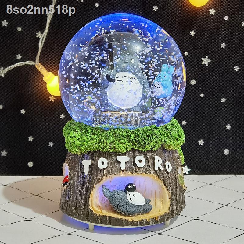 Ngày trẻ em Hayao Miyazaki Totoro quả cầu pha lê quà tặng sinh nhật cô gái bạn m