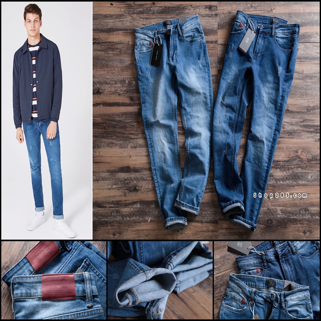 Quần ZRA SKINNY 1 mẫu Jean Nam đẹp Wash nhẹ này đẹp tụt quần 💖 QJZRXN 💖