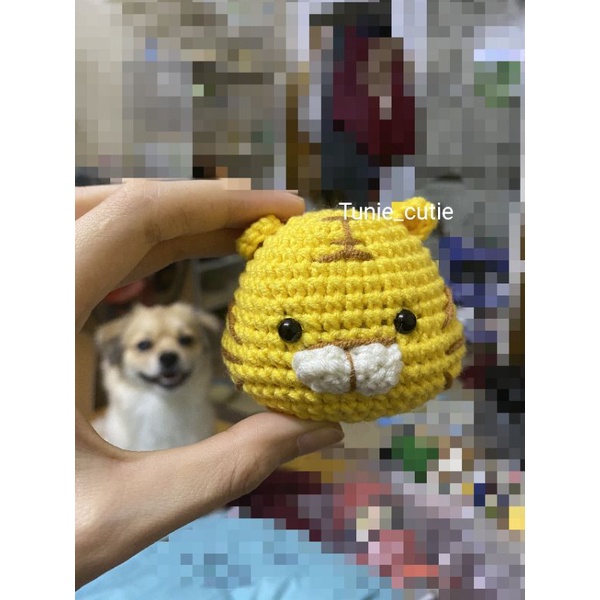Móc khóa Hổ con_ sản phẩm len handmade