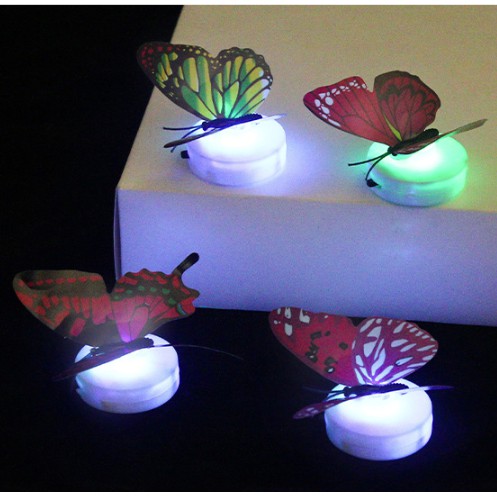 Đèn Ngủ Dán Tường Hình Bươm Bướm Độc Đáo Thú Vị