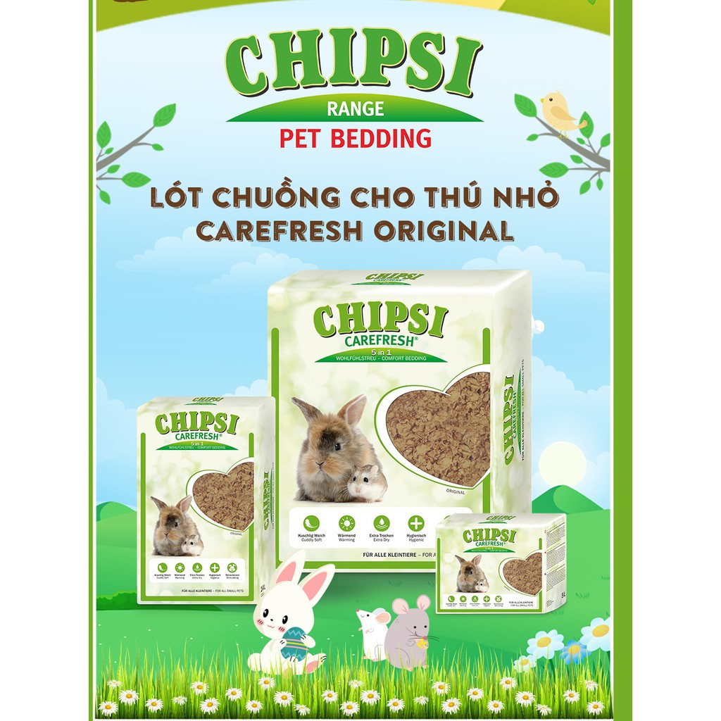 5L Lót chuồng cho thú nhỏ CAREFRESH ORIGINAL