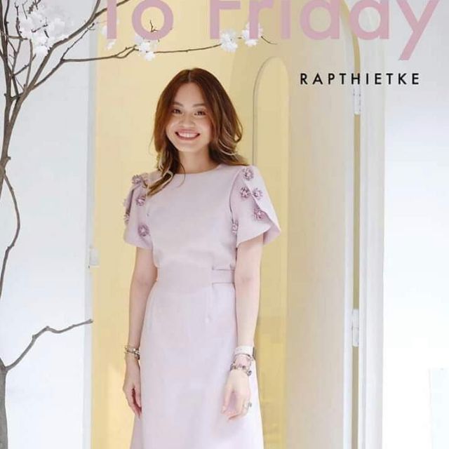 Pass đầm Rập hồng used