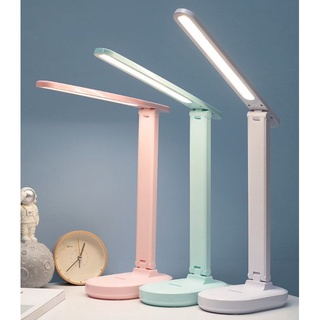 Đèn học để bàn sạc pin Bo Gou 7031 với 3 chế độ màu ánh sáng – dùng được nguồn từ sạc dự phòng