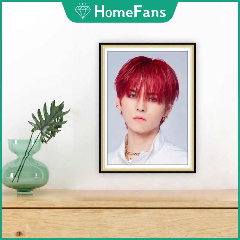 Bộ Tranh Đính Đá 5D Tự Làm 30x40cm / 40x50cm Hình Bé Trai Hàn Quốc Trang Trí Nhà Cửa