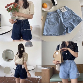 Quần short bò viền chỉ Q-8052