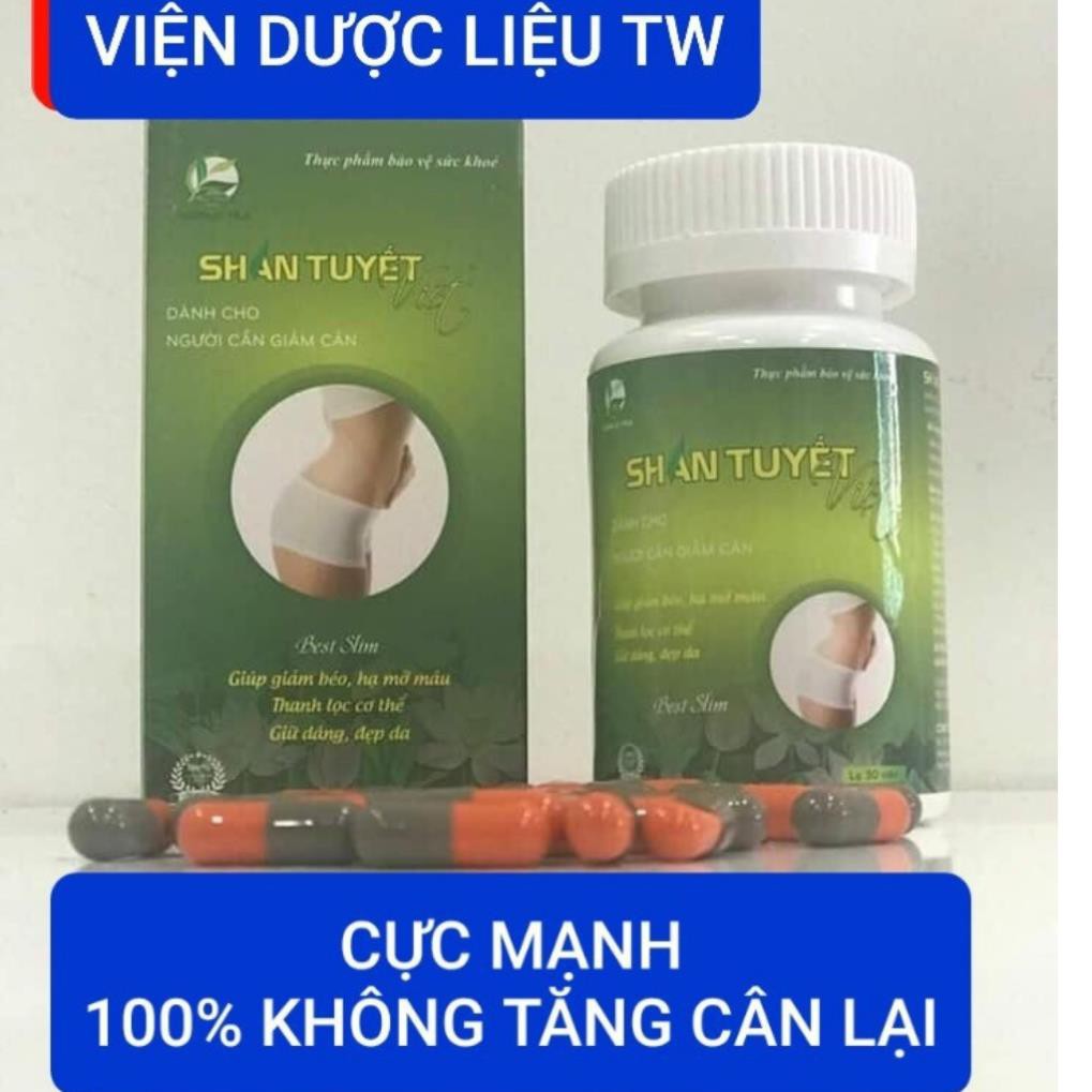 [LT GIẢM 8KG KHÔNG TĂNG LẠI] Shan Tuyết Việt - Nhà Thuốc Viện Dược Liệu Trung Ương