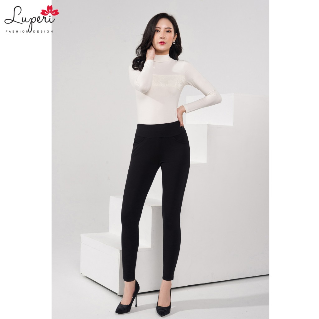 Quần Legging Cạp Cao Nâng Mông LUPERI chất vải làm mát tự nhiên co giãn tốt không bai không xù không cắn chỉ LP54 | BigBuy360 - bigbuy360.vn