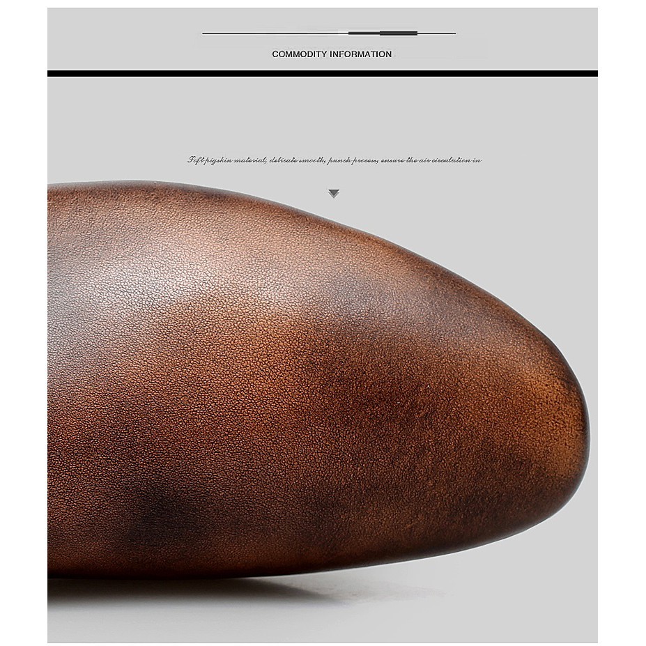 Giày lười da nam kiểu dáng đơn giản