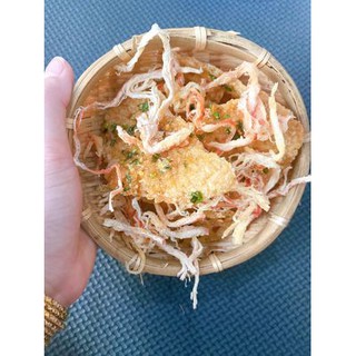 Cơm cháy mix mực hấp dừa - giá sỉ 250g / 500g