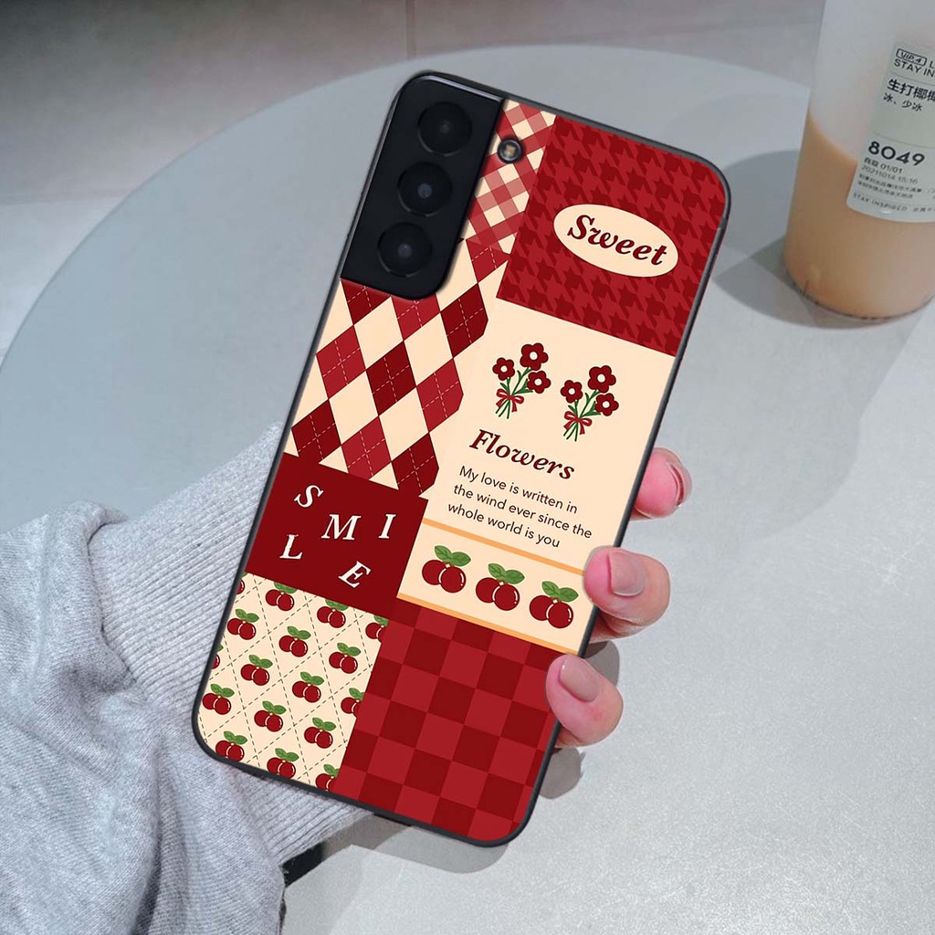 Ốp Samsung S21 / S21 FE / S21 Plus / S21+ họa tiết hoa, gấu thời trang, ốp dẻo bền đẹp
