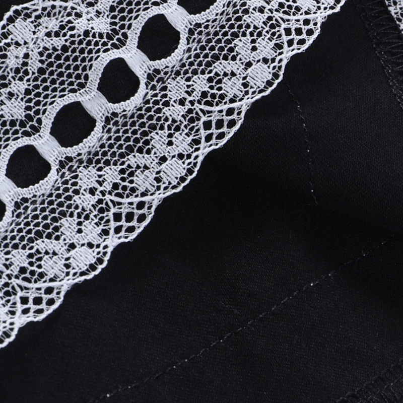 Chân Váy Chữ A Lưng Cao Phối Ren Thời Trang