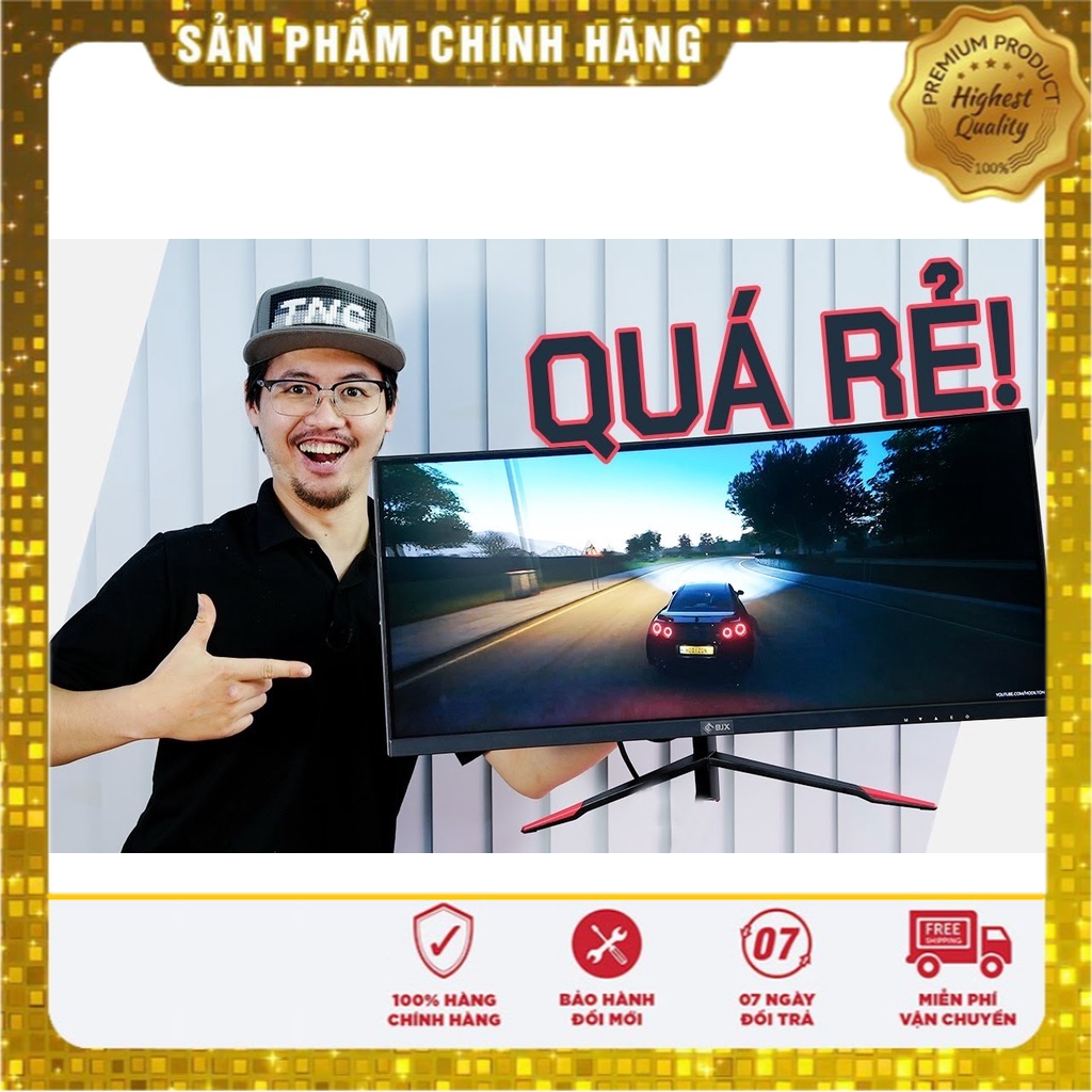 Màn Hình BJX GAMING 29.5 inch 200HZ 2k cong newbox 100% chính hãng