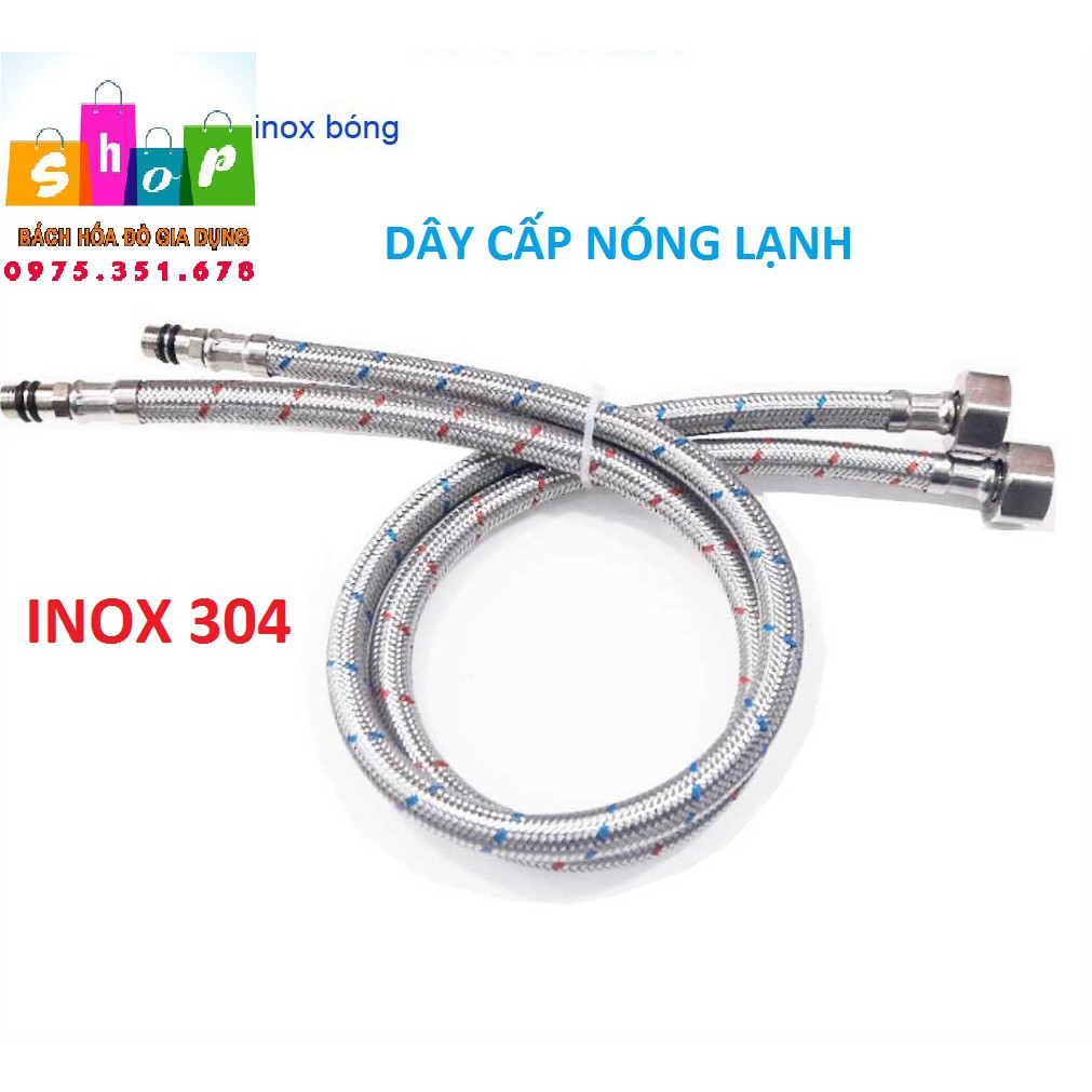 Dây cấp nước cho vòi 1 chân nóng lạnh-Giadung24h