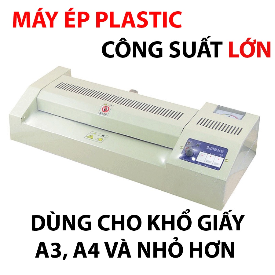 Máy Ép Plastic CHÍNH HÃNG Công suất lớn Khổ A4 A3 dùng cho gia đình và văn phòng