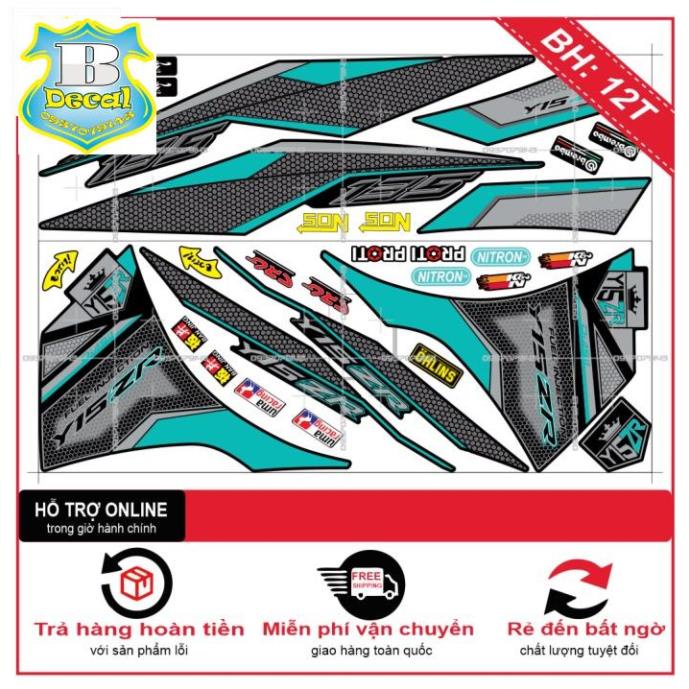 ( Quí khách vui lòng mang ra tiệm cho thợ dán ) Tem EX 2011 Y15ZR [Bi Decal]