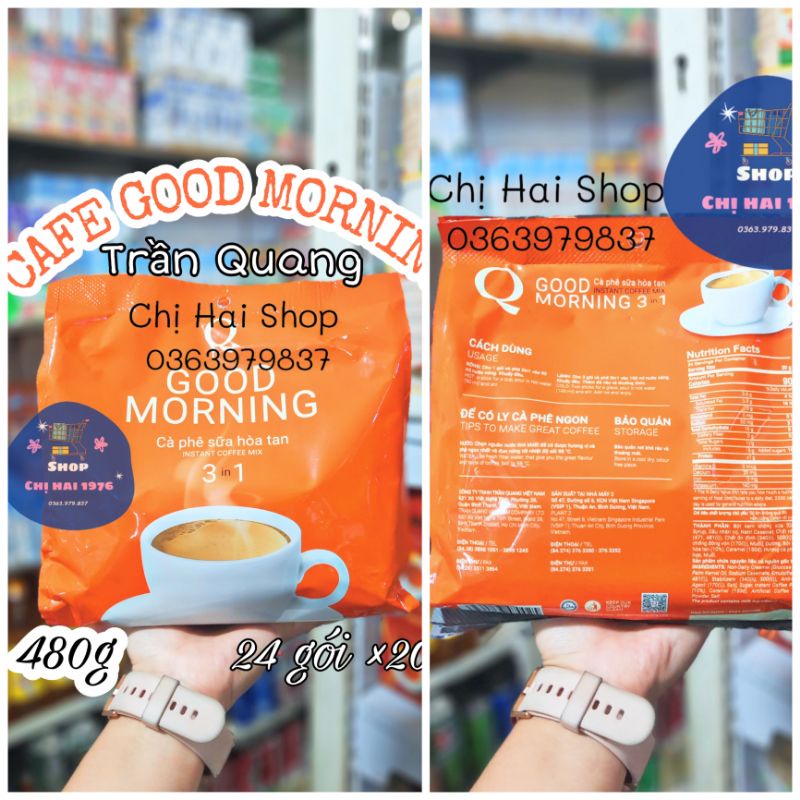 CAFE TRẦN QUANG GOOD MORNING 480G