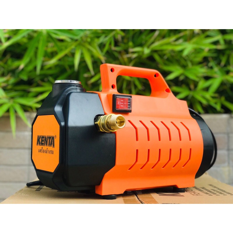 Máy xịt rửa xe áp lực cao Kenta công suất 2400W moter 100% đồng tự động hút và ngắt nước khi ngưng sử dụng