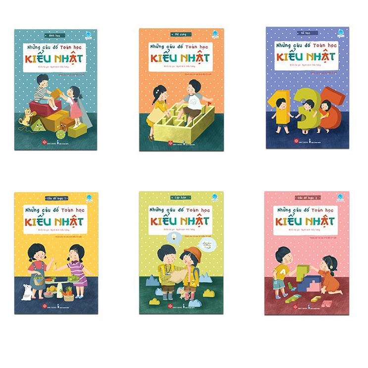 Sách - Những câu đố toán học kiểu Nhật (6 cuốn) - 3106668665227