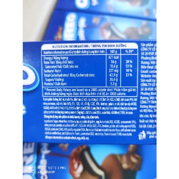 Bánh Oreo Socola Pie hộp 180g