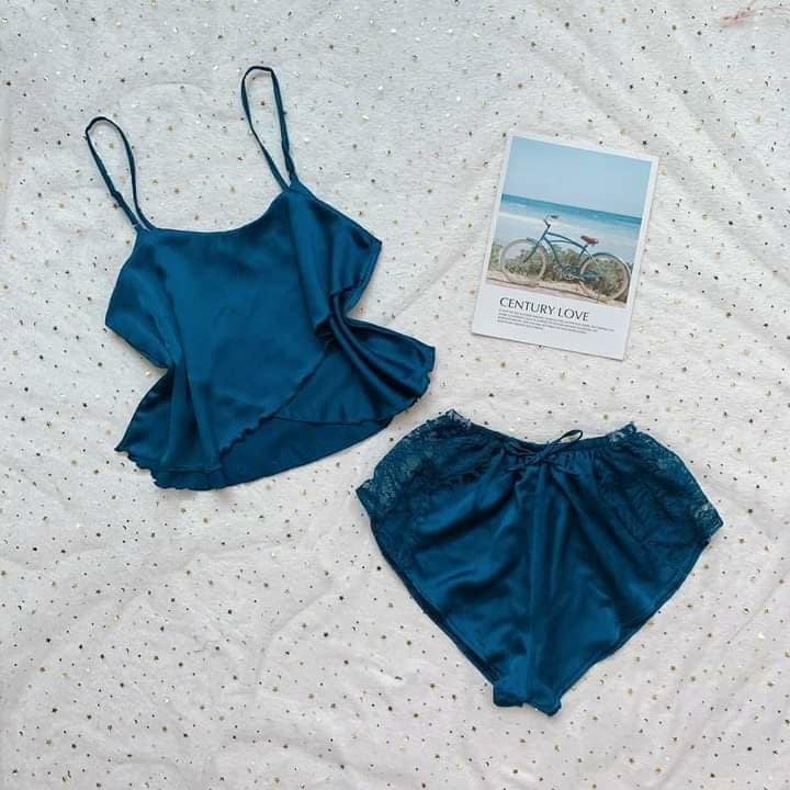 Đồ ngủ sexy, đồ ngủ 2 dây MOMISA08,chất lụa latin( lụa pháp) mềm mại,vải mềm mịn | BigBuy360 - bigbuy360.vn