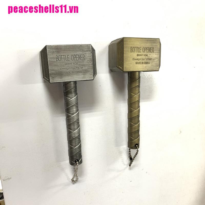 【Pevn】Silver Beer Bottle Openers Hammer Of Thor Shaped Beer Bottle Opener With