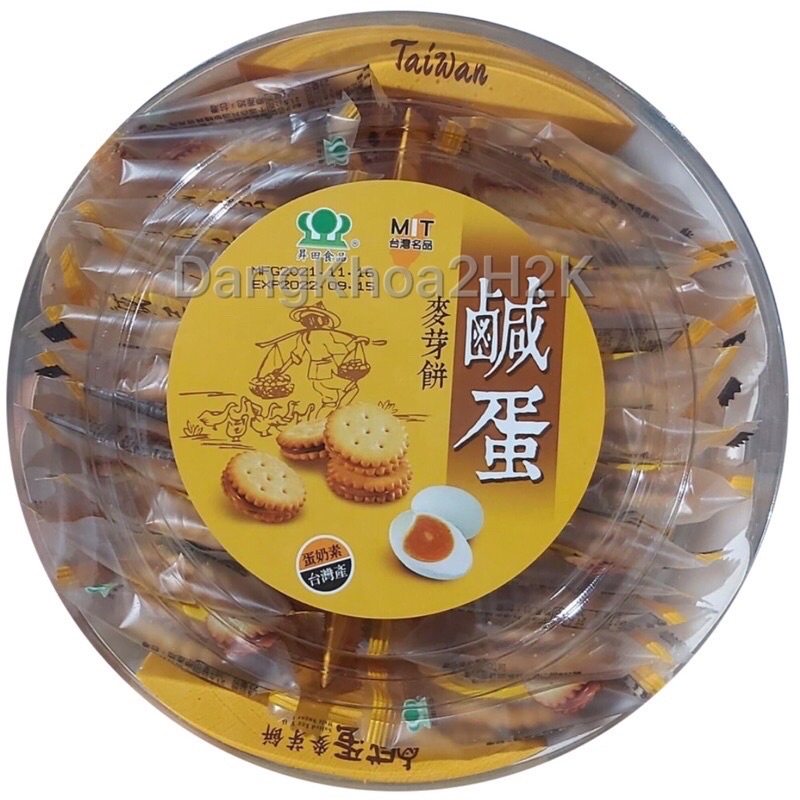 Bánh quy trứng muối Đài Loan . Hàng Loại 1 chuẩn Mit