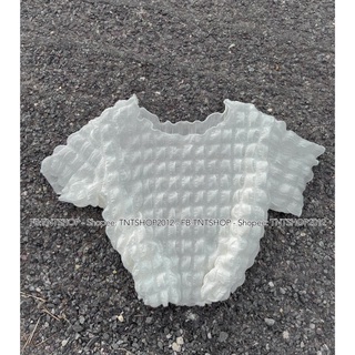 Áo Croptop Xốp Cổ Tròn [ TNT SHOP BIGSIZE 60kg - 90kg ]