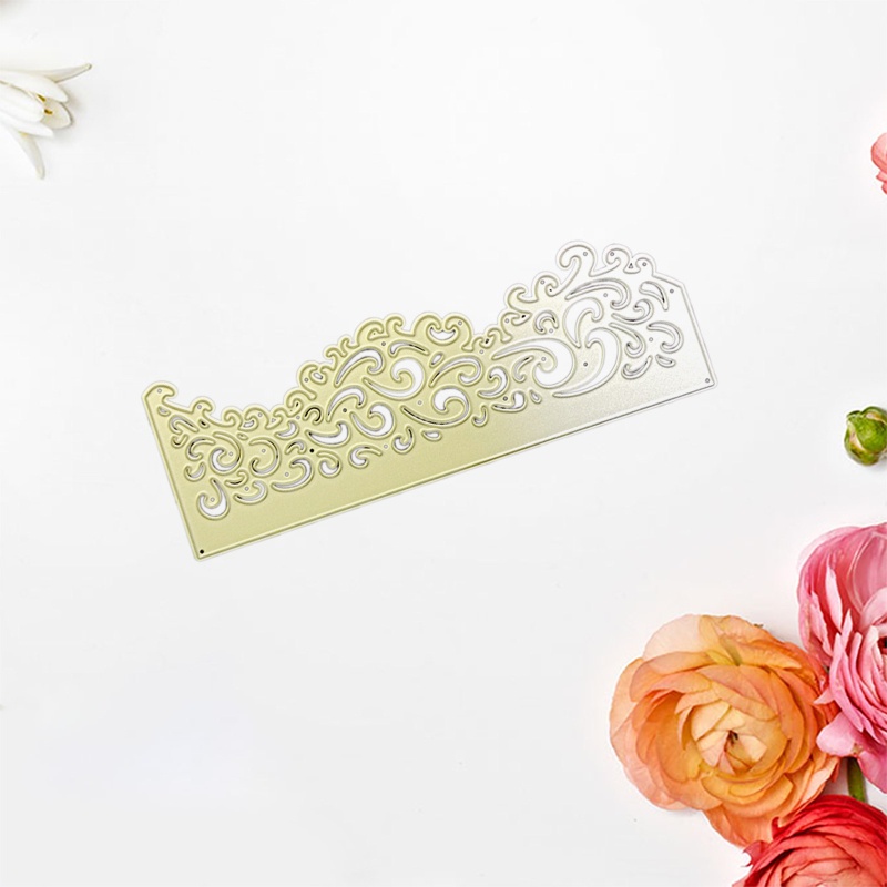 Khuôn Cắt Giấy Kim Loại Hình Macrame DIY Trang Trí Thiệp