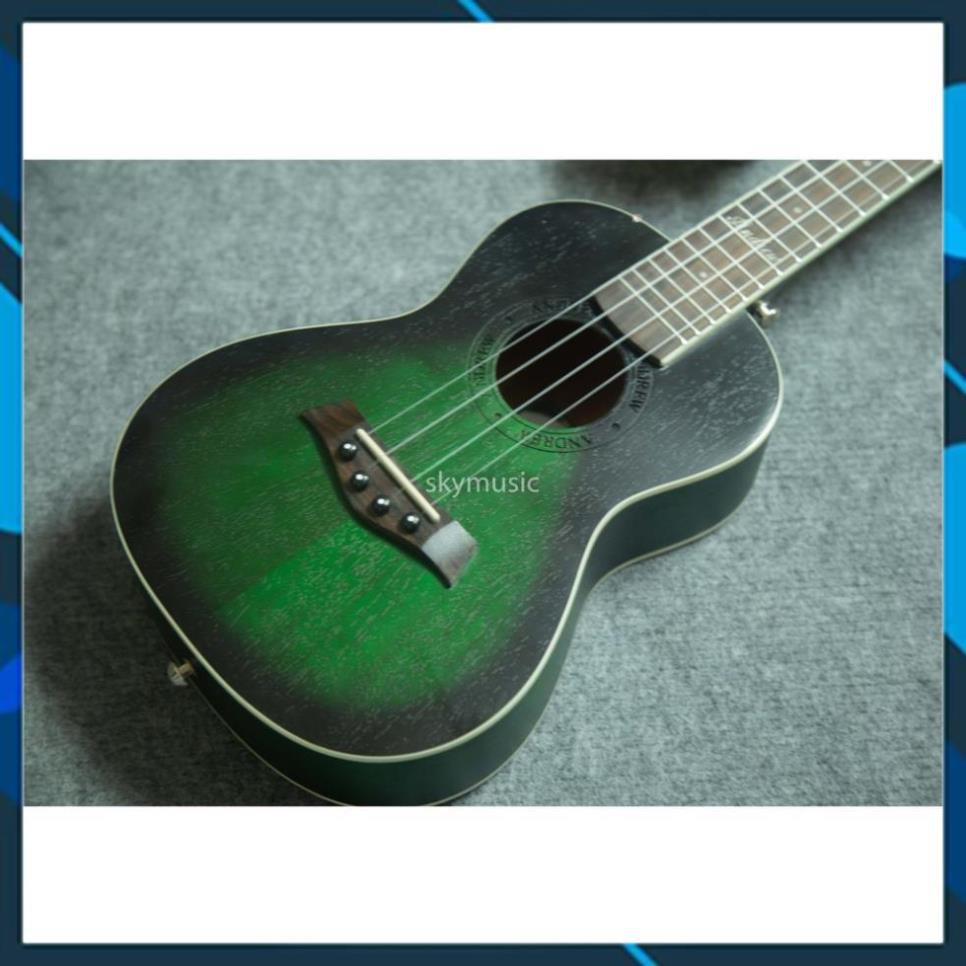 [RẺ VÔ ĐỊCH] Đàn Ukulele Concert 23inch Andrew G12 Xanh Lá Cây Ombre Cực Đẹp