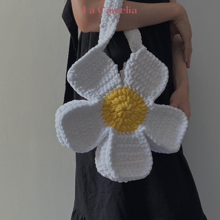 Túi len hoa cúc Daisy Crochet Bag