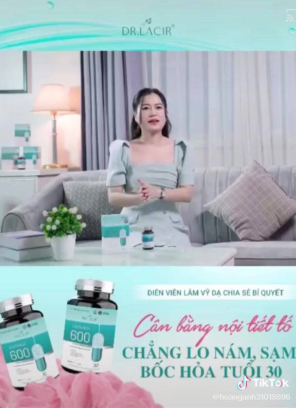 Glutathione 600 great86 Dr Lacir viên uống glutathione trắng da mờ nám cải thiện nội tiết tố nữ giới hộp 30 viê | BigBuy360 - bigbuy360.vn