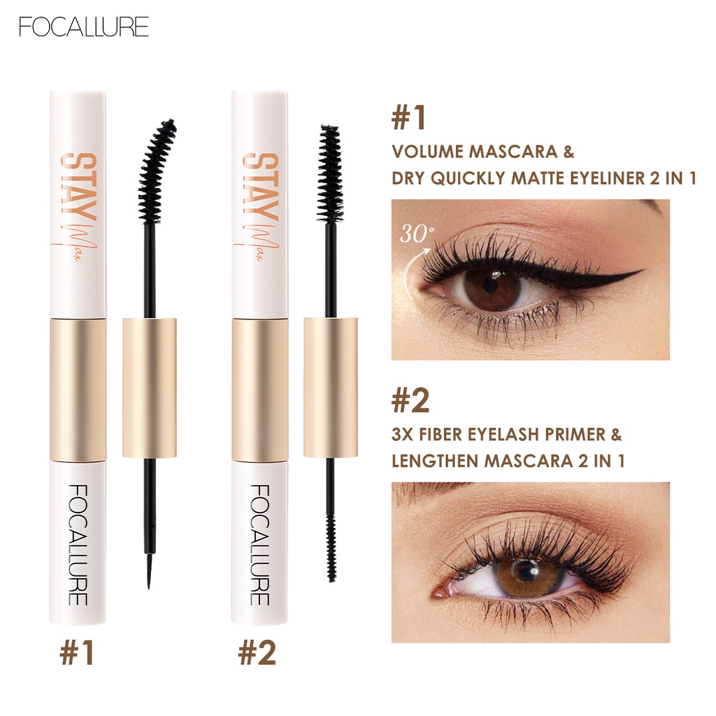 Mascara Và Sản Phẩm Trang Điểm Mắt 2 Trong 1 Tùy Chọn Chống Nước Lâu Trôi Thương Hiệu Focallure