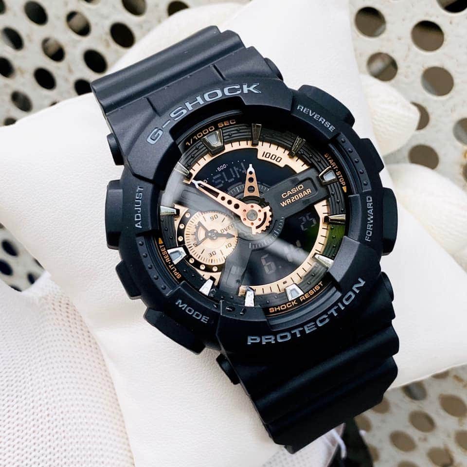 Đồng hồ nam G-shock Ga110 thể thao Kim điện tử full box, Chống nước, chống va đập, nam tính mạnh mẽ 3 màu lựa chọn, 42mm