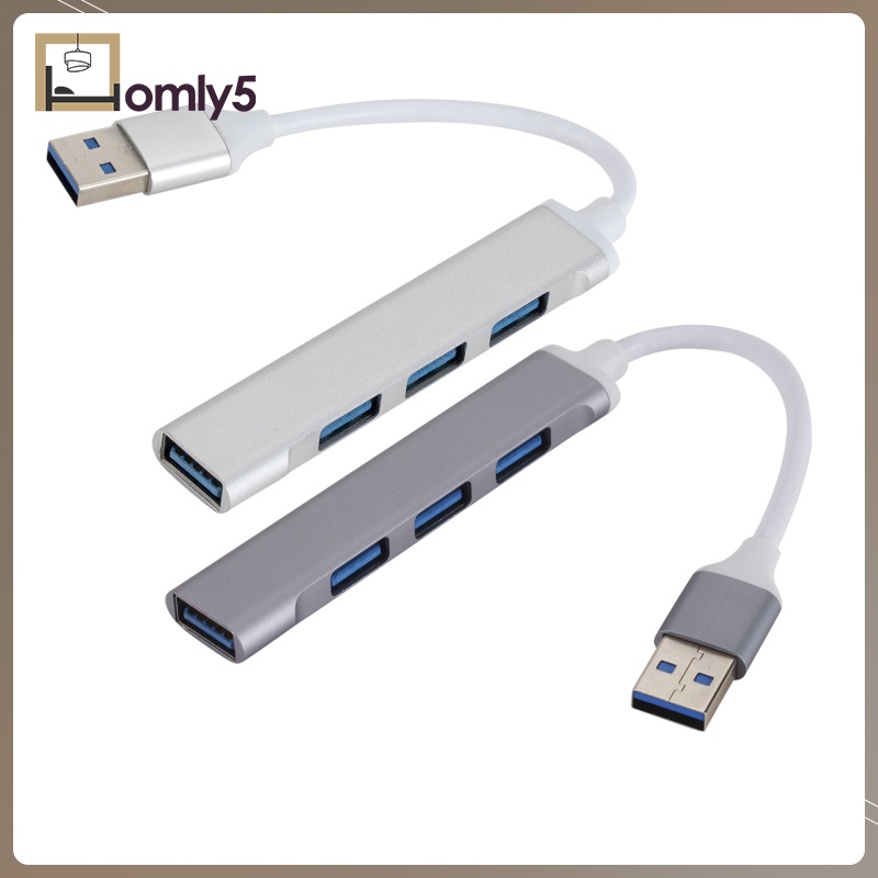 Bộ Chia 4 Cổng Usb 3.0 Bằng Hợp Kim Nhôm Siêu Nhanh | BigBuy360 - bigbuy360.vn