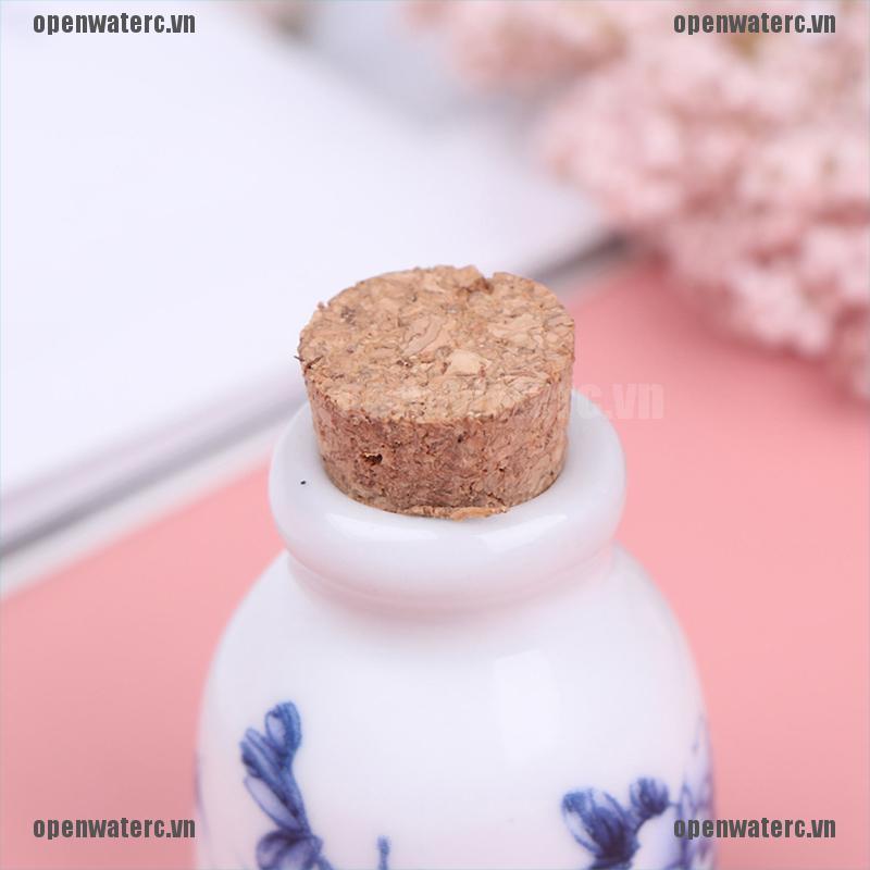Bình Đựng Nước Bằng Gốm Sứ Kèm Nắp Gỗ Tiện Dụng