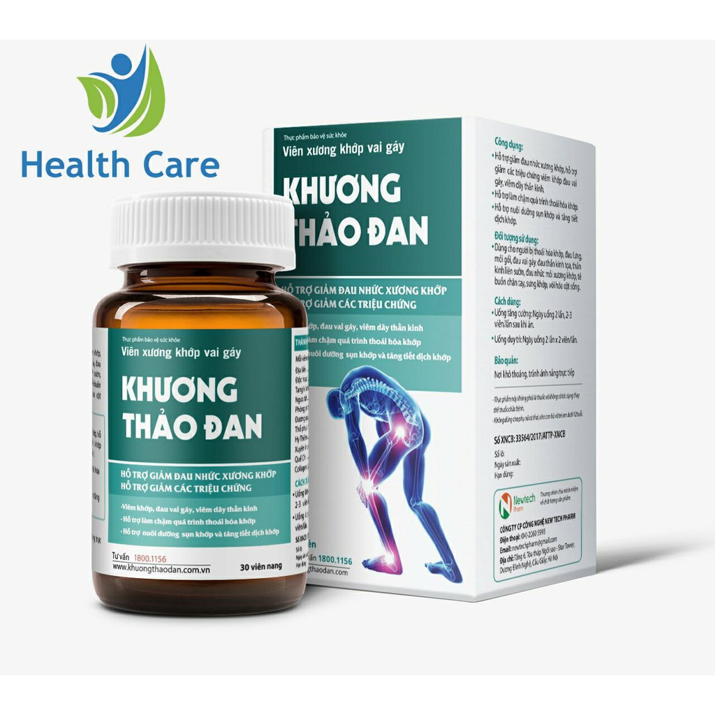 Khương Thảo Đan hỗ trợ giảm đau nhức xương khớp