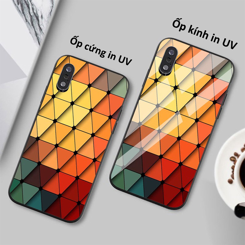 🌺Ốp lưng họa tiết hình khối tam giác 🌺Ốp thời trang cho nữ iphone 6s/6/7/8 plus/x/xr/xs max/11 pro max/12 promax VMM0030