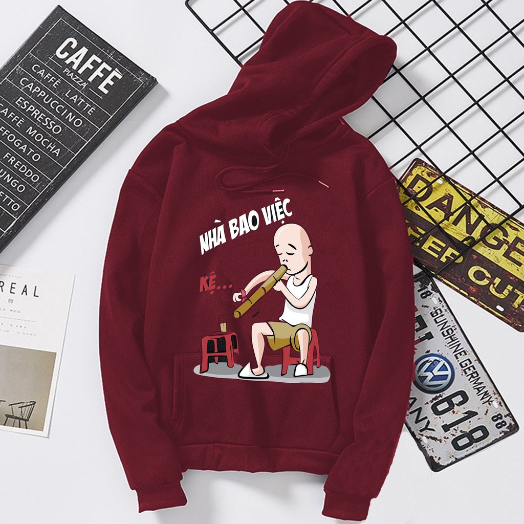 ÁO HOODIE NỈ NAM CÓ NÓN NHIỀU MÀU Unisex hoodies nhà bao việc | BigBuy360 - bigbuy360.vn