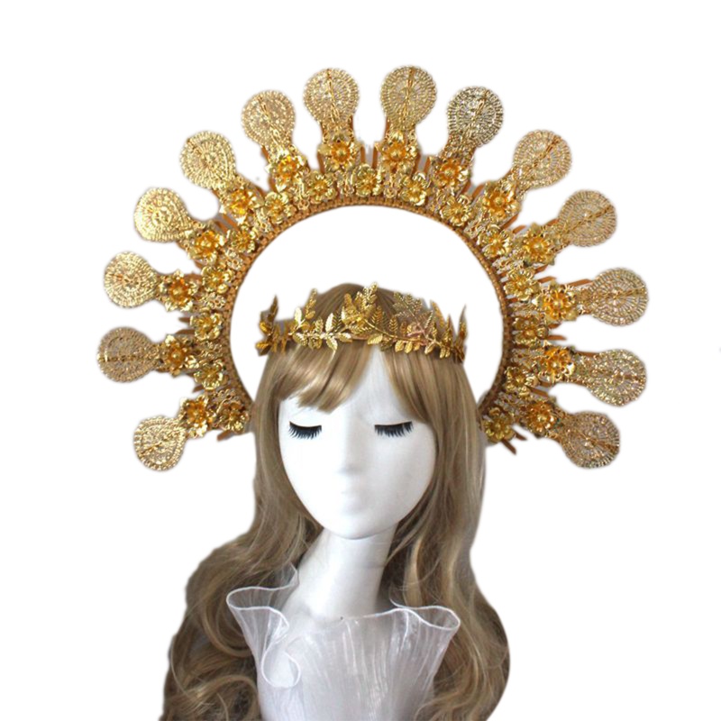 Túi Chất Liệu Tự Làm Hình Vương Miện Ngọc Trai baroque tiara lolita gothic Thủ Công Đóng Gói Làm Quà Sinh Nhật