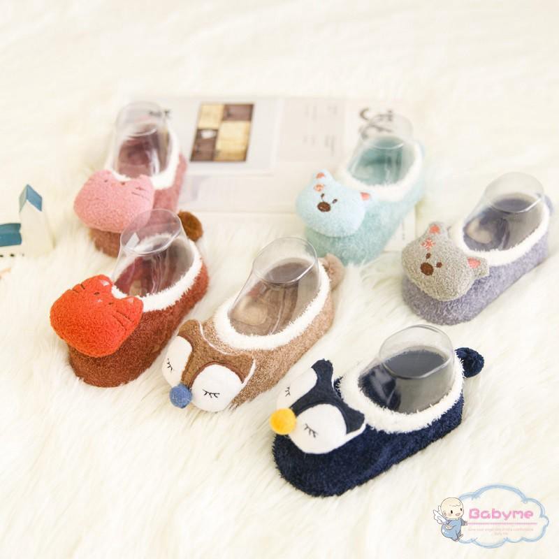 Tất cotton hình thú hoạt hình đáng yêu cho bé