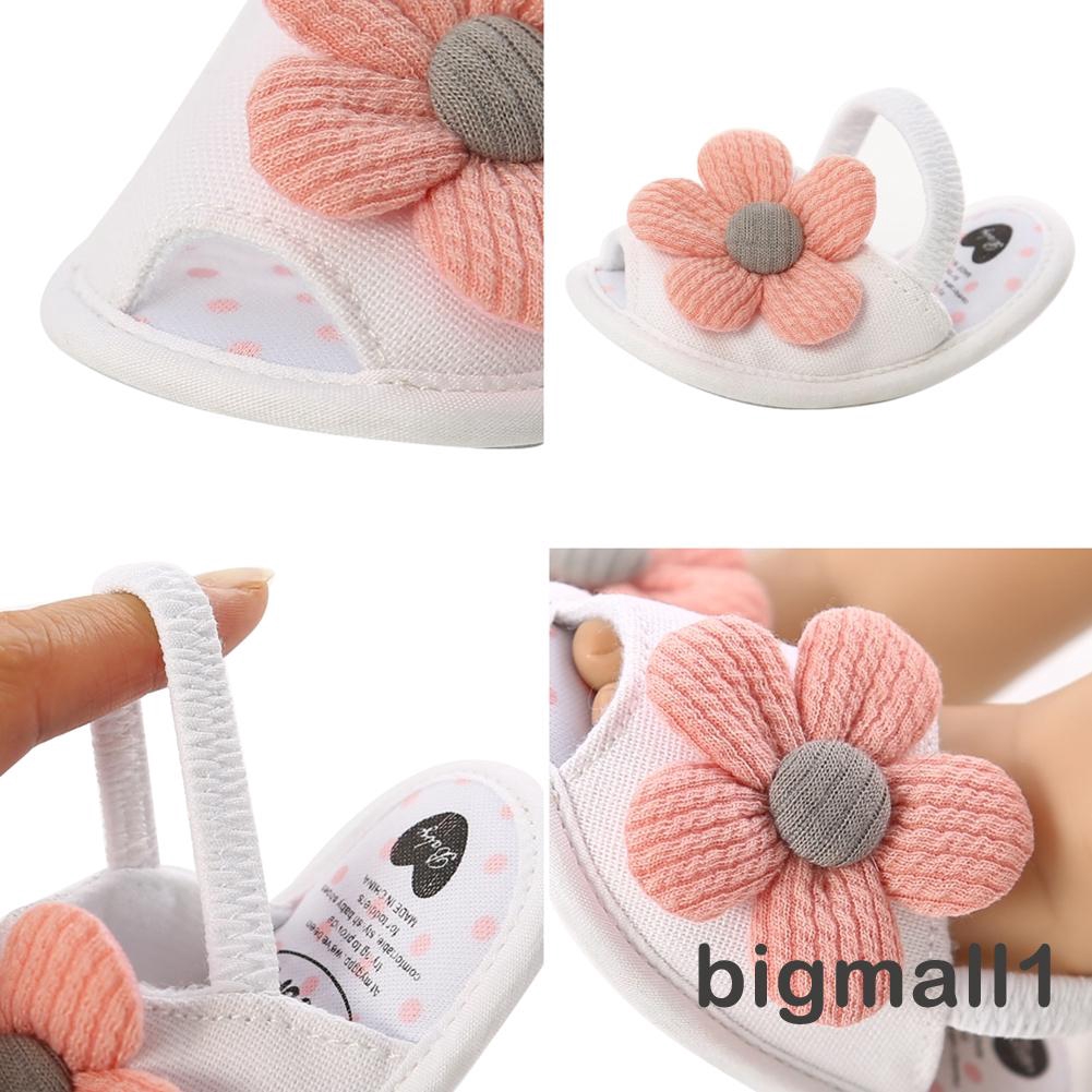 Giày sandal siêu nhẹ và thoải mái với họa tiết hoa hướng dương dùng cho bé gái