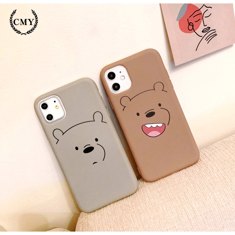 Ốp điện thoại họa tiết gấu hoạt hình cho iPhone11/11Pro 11Pro Max X XR XS XS MAX 7 8 Plus SE | BigBuy360 - bigbuy360.vn