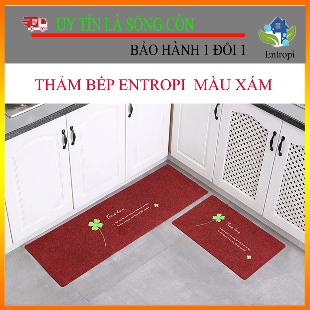 [ MUA ĐỂ NHẬN QUÀ ] Combo Thảm Bếp Trải Sài Mẫu 3D Kích Thước 40x60 40 x120