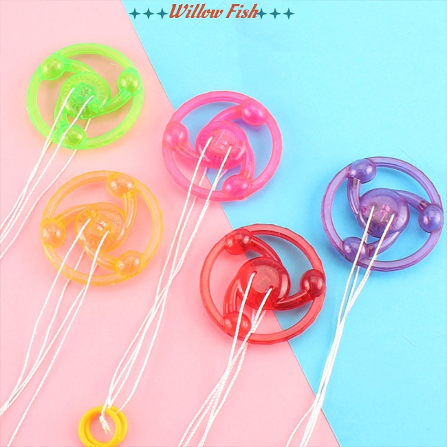 Đồ Chơi Con Quay Dây Có Đèn Led Phát Sáng Vui Nhộn Cho Trẻ Em
