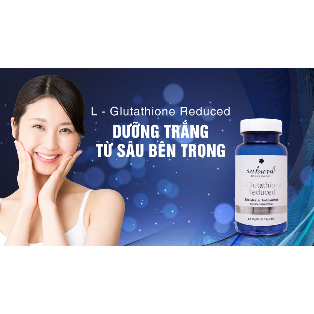 Viên trắng da chống lão hóa Sakura L-Glutathione Reduced | BigBuy360 - bigbuy360.vn