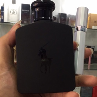 nước hoa nam polo double black  10ml (mẫu thử)- Hương gỗ cay