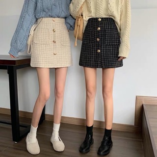 Chân váy dạ dáng chữ A