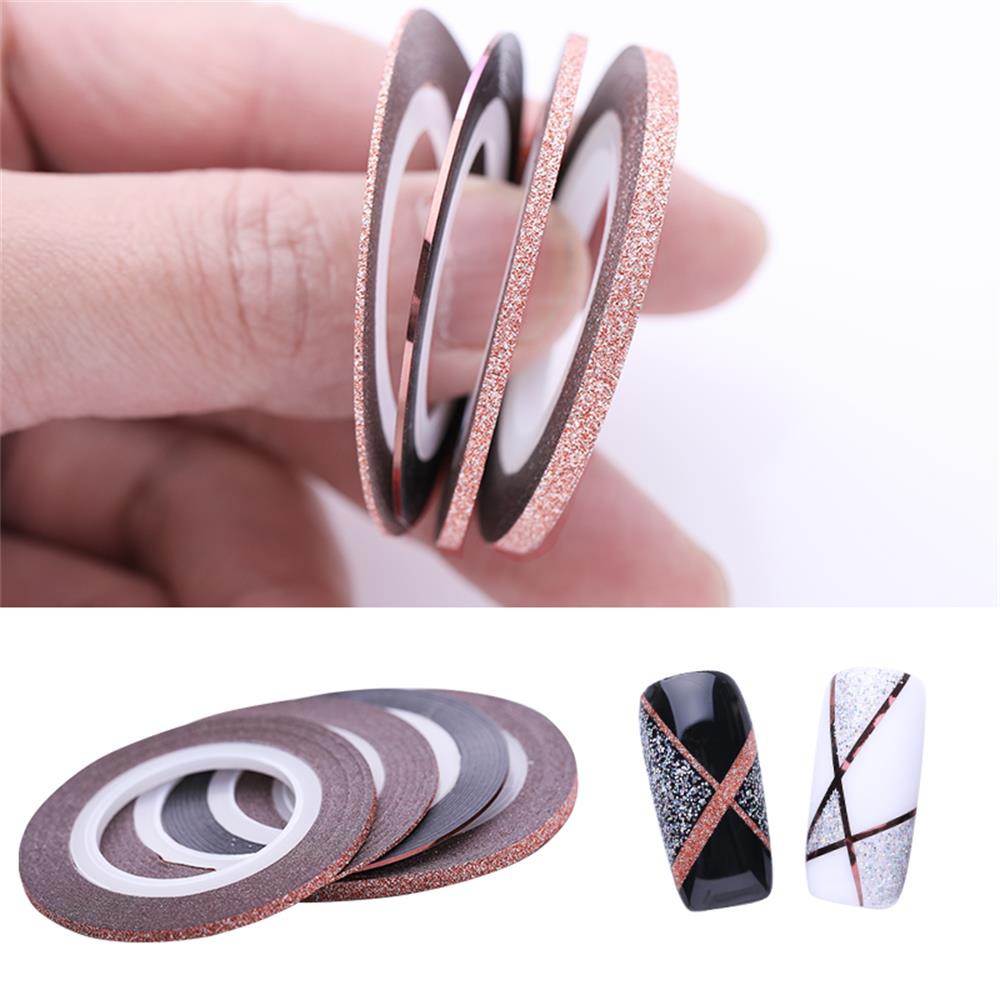 Set 4 cuộn giấy dán móng tay trang trí nghệ thuật