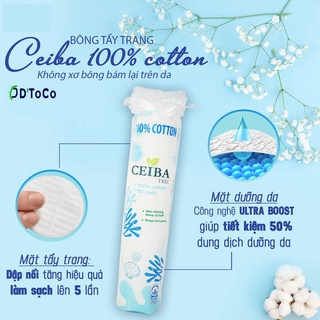 Bông Tẩy Trang Ceiba Cotton 140 Miếng