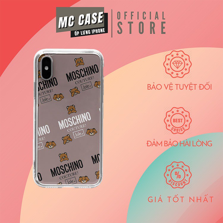 Ốp iphone Gấu Moschino Hà Nội cho iphone 6 - 12 PROMAX JC20200800095